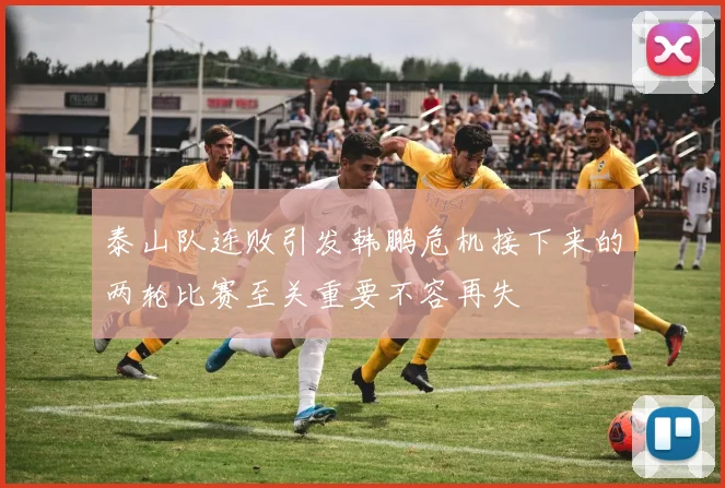 泰山队连败引发韩鹏危机接下来的两轮比赛至关重要不容再失