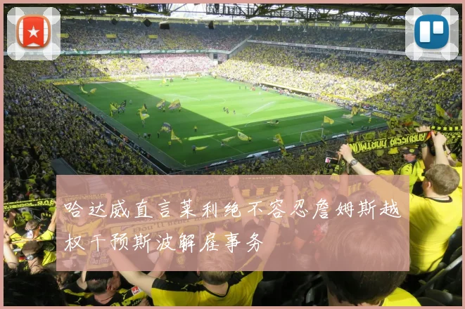 哈达威直言莱利绝不容忍詹姆斯越权干预斯波解雇事务