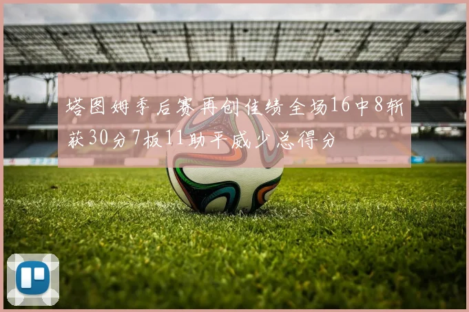 塔图姆季后赛再创佳绩全场16中8斩获30分7板11助平威少总得分